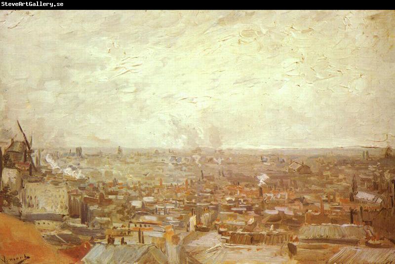 Vincent Van Gogh Blick vom Montmartre